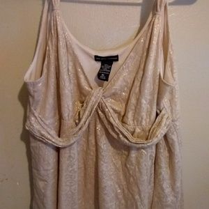 Gold Shinny Tank